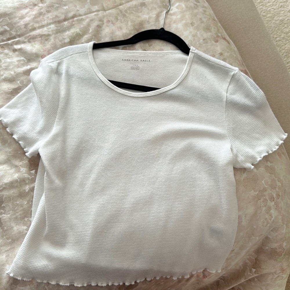 White American eagle, simple shirt, size large